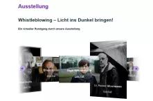 Digitale Ausstellung Whistle Blower 