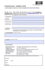 Projektantrag