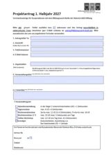 Projektantrag 1. Halbjahr 2027